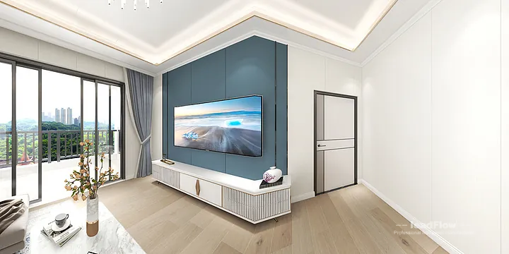 WPC Wall Panel Apartment Design in Hangzhou | Modern Interior in Hangzhou, China - photo 8