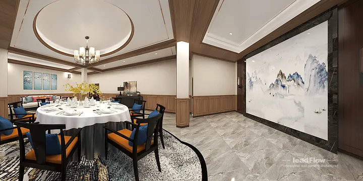 WPC Interior Panel Design for Nanchang Hotel &mdash; large private dining room Focus in Donghu District, Nanchang, China - photo 1