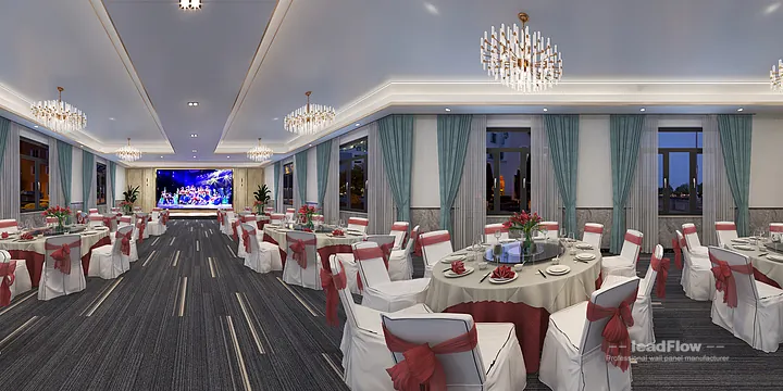 WPC Interior Panel Design for Nanchang Hotel &mdash; large private dining room Focus in Donghu District, Nanchang, China - photo 10