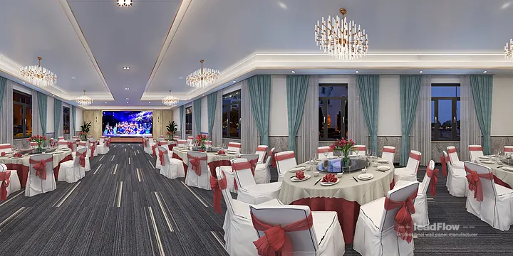 WPC Interior Panel Design for Nanchang Hotel &mdash; large private dining room Focus in Donghu District, Nanchang, China - photo 12