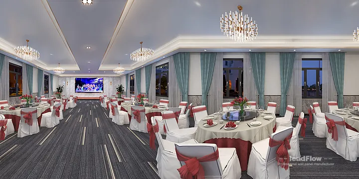 WPC Interior Panel Design for Nanchang Hotel &mdash; large private dining room Focus in Donghu District, Nanchang, China - photo 13