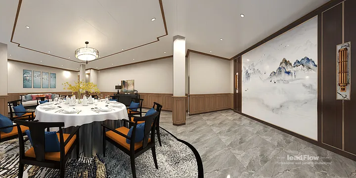 WPC Interior Panel Design for Nanchang Hotel &mdash; large private dining room Focus in Donghu District, Nanchang, China - photo 3