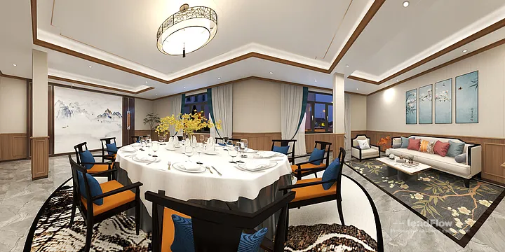 WPC Interior Panel Design for Nanchang Hotel &mdash; large private dining room Focus in Donghu District, Nanchang, China - photo 6
