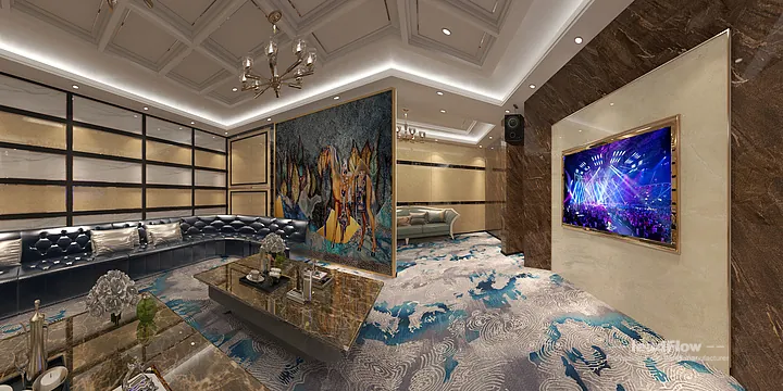 WPC Cladding Clubhouse Design in Hangzhou | Stylish Interior in Hangzhou, China - photo 37