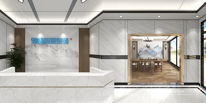 Hangzhou Commercial Space with WPC Interior Panel &mdash; Contemporary in Hangzhou, China - photo 10