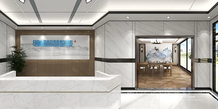 Hangzhou Commercial Space with WPC Interior Panel &mdash; Contemporary in Hangzhou, China - photo 9