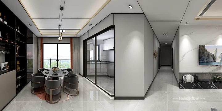 WPC Wall Cladding Design Case: Nanchang Apartment in Donghu District, Nanchang, China - photo 10
