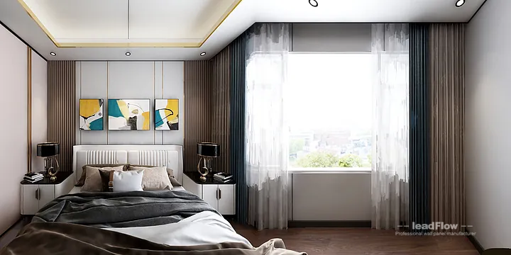 WPC Wall Cladding Design Case: Nanchang Apartment in Donghu District, Nanchang, China - photo 2