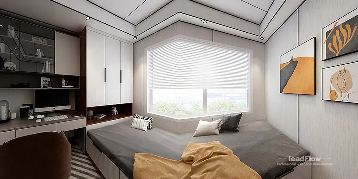 WPC Wall Cladding Design Case: Nanchang Apartment in Donghu District, Nanchang, China - photo 4