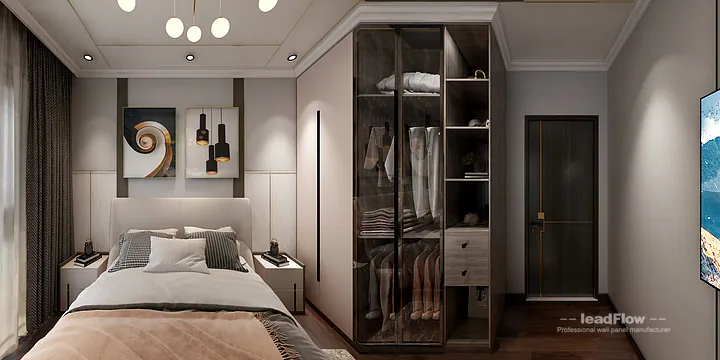 WPC Wall Cladding Design Case: Nanchang Apartment in Donghu District, Nanchang, China - photo 5
