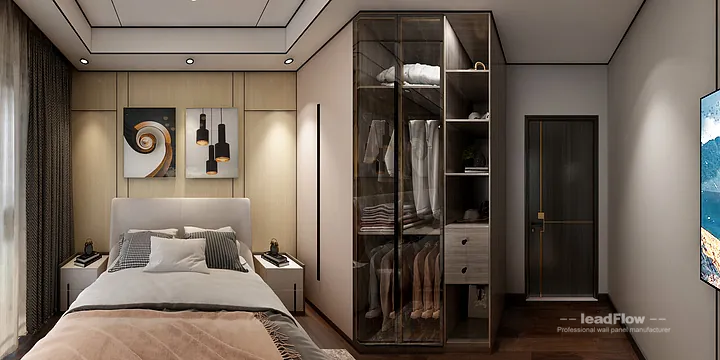 WPC Wall Cladding Design Case: Nanchang Apartment in Donghu District, Nanchang, China - photo 6