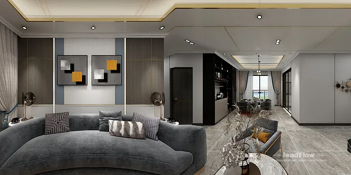 WPC Wall Cladding Design Case: Nanchang Apartment in Donghu District, Nanchang, China - photo 7