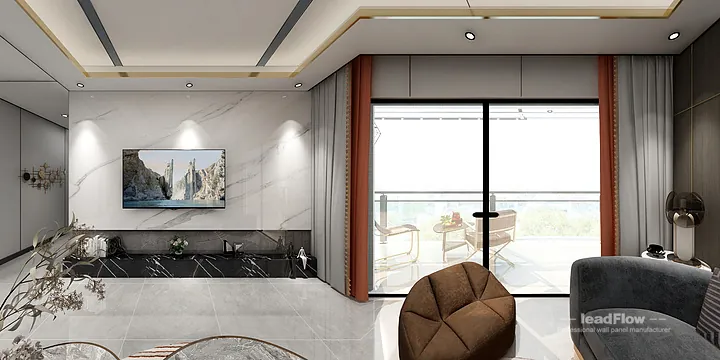WPC Wall Cladding Design Case: Nanchang Apartment in Donghu District, Nanchang, China - photo 9