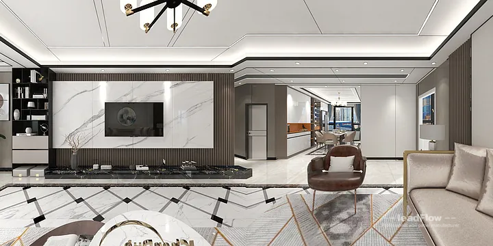 Modern Apartment in Hangzhou Featuring WPC Wall Cladding in Hangzhou, China - photo 14