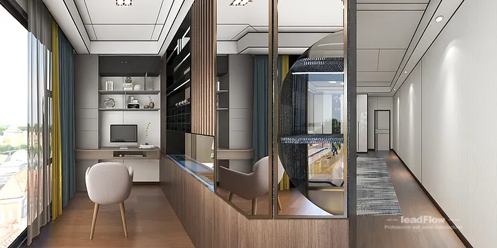 Modern Apartment in Hangzhou Featuring WPC Wall Cladding in Hangzhou, China - photo 22