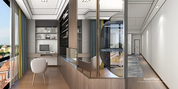 Modern Apartment in Hangzhou Featuring WPC Wall Cladding in Hangzhou, China - photo 23