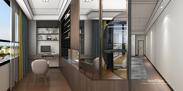 Modern Apartment in Hangzhou Featuring WPC Wall Cladding in Hangzhou, China - photo 26