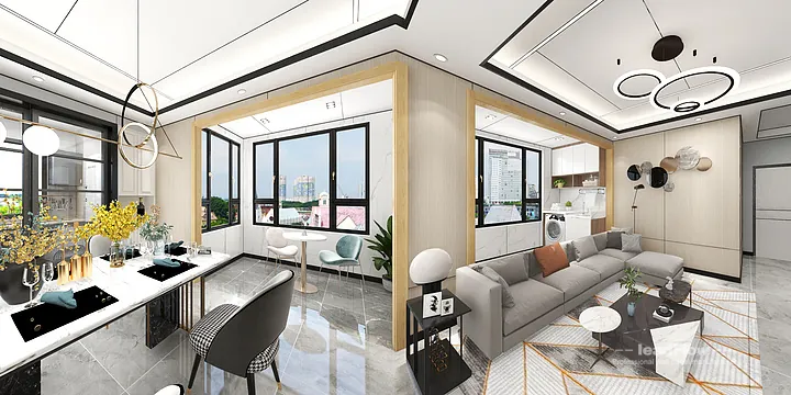 WPC Interior Panel Solution: Nanchang Apartment Project in Donghu District, Nanchang, China - photo 5