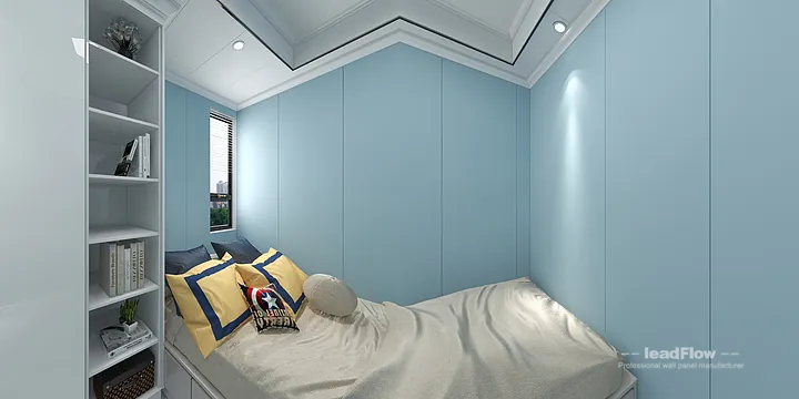 Hangzhou Apartment Interior with WPC Cladding &mdash; Living-Dining Room Accent in Hangzhou, China - photo 2