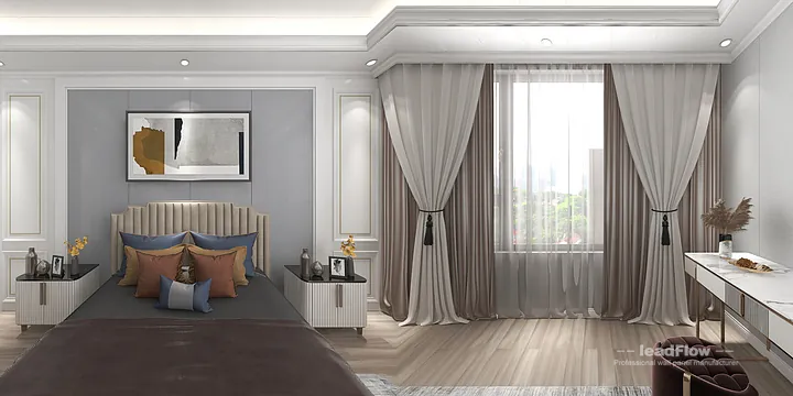 Modern WPC Wall Panel Project: Hangzhou Apartment Interior in Hangzhou, China - photo 1