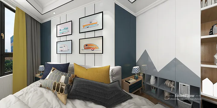 Modern WPC Wall Panel Project: Hangzhou Apartment Interior in Hangzhou, China - photo 2