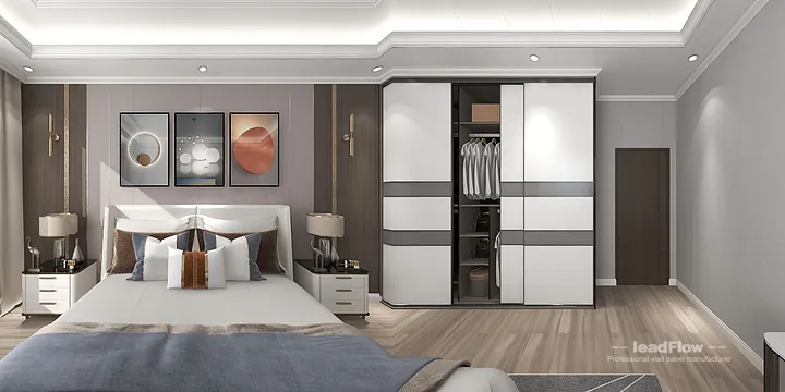 Modern WPC Wall Panel Project: Hangzhou Apartment Interior in Hangzhou, China - photo 5