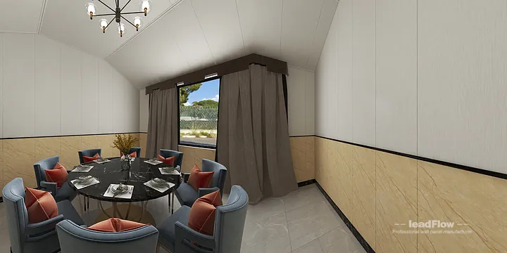 Hangzhou Hotel Interior with WPC Wall Cladding - Private Dining Accent in Hangzhou, China - photo 1