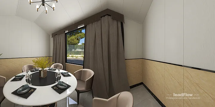 Hangzhou Hotel Interior with WPC Wall Cladding - Private Dining Accent in Hangzhou, China - photo 2