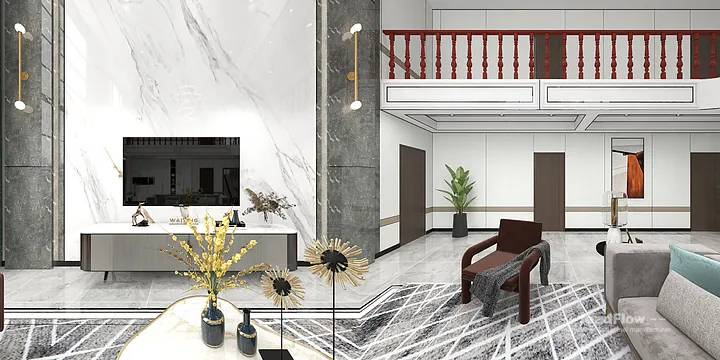 Stylish WPC Cladding Project: Hangzhou Apartment Interior in Hangzhou, China - photo 12