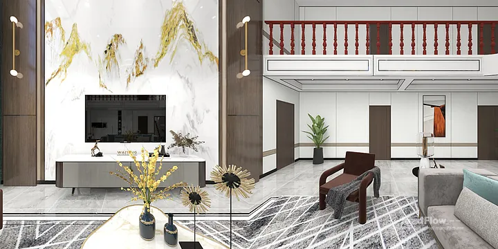 Stylish WPC Cladding Project: Hangzhou Apartment Interior in Hangzhou, China - photo 8