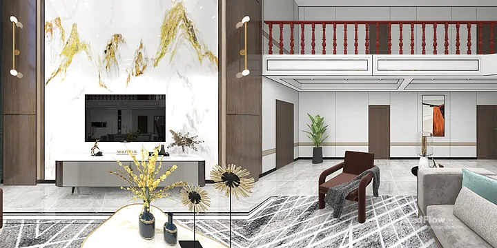Stylish WPC Cladding Project: Hangzhou Apartment Interior in Hangzhou, China - photo 9