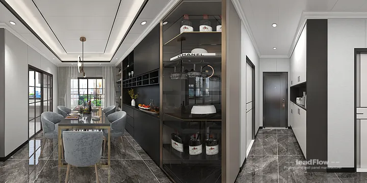 Hangzhou Apartment Interior with WPC Interior Panel &mdash; Secondary Bedroom Accent in Hangzhou, China - photo 4