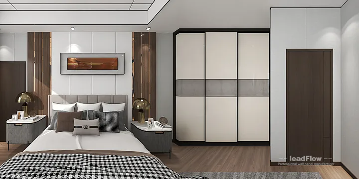 Warm Apartment Interior in Hangzhou using WPC Wall Cladding in Hangzhou, China - photo 1