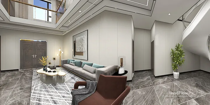 Warm Apartment Interior in Hangzhou using WPC Wall Cladding in Hangzhou, China - photo 3
