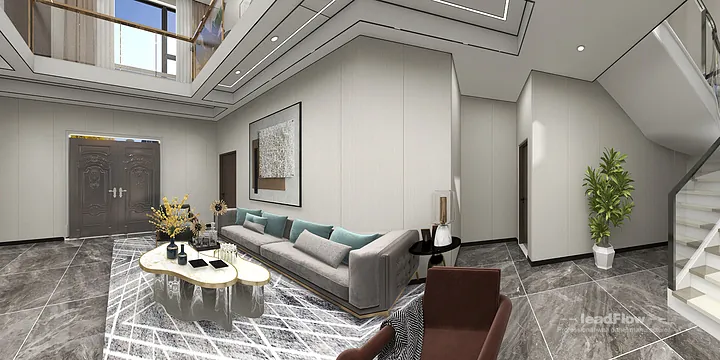 Warm Apartment Interior in Hangzhou using WPC Wall Cladding in Hangzhou, China - photo 4