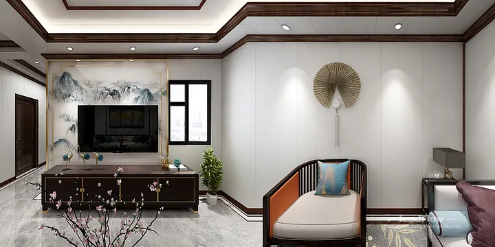 WPC Wall Cladding Apartment Design in Hangzhou | Stylish Interior in Hangzhou, China - photo 3