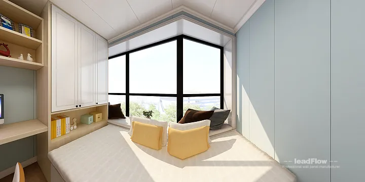 Stylish WPC Wall Panel Project: Hangzhou Apartment Interior in Hangzhou, China - photo 2