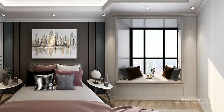 Stylish WPC Wall Panel Project: Hangzhou Apartment Interior in Hangzhou, China - photo 5