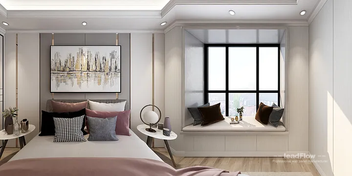 Stylish WPC Wall Panel Project: Hangzhou Apartment Interior in Hangzhou, China - photo 6