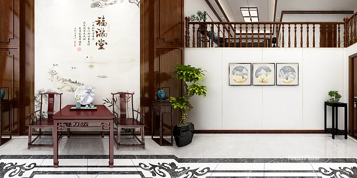 WPC Wall Cladding Design for Hangzhou Apartment &mdash; Living Room Focus in Hangzhou, China - photo 2