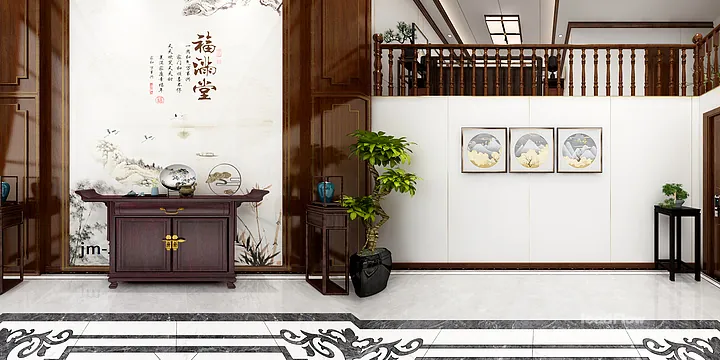 WPC Wall Cladding Design for Hangzhou Apartment &mdash; Living Room Focus in Hangzhou, China - photo 3