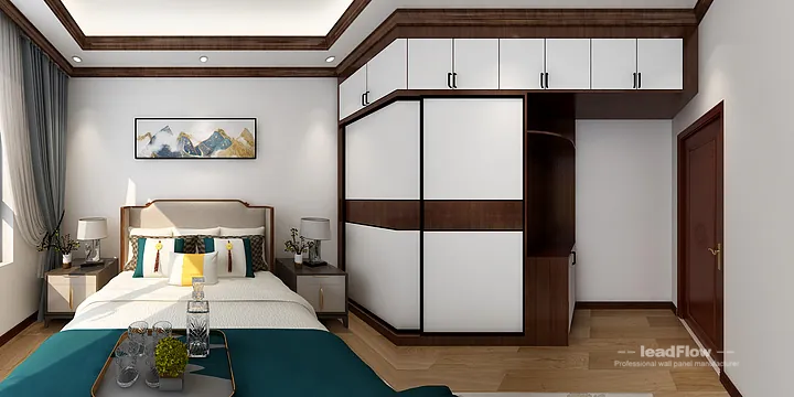 WPC Wall Panel Project: Hangzhou Apartment with Secondary Bedroom in Hangzhou, China - photo 12