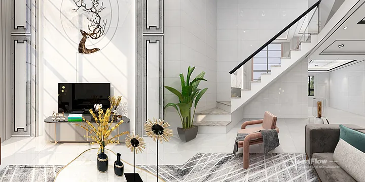 Explore WPC Wall Panel in This Hangzhou Interior Project &mdash; Contemporary Style in Hangzhou, China
