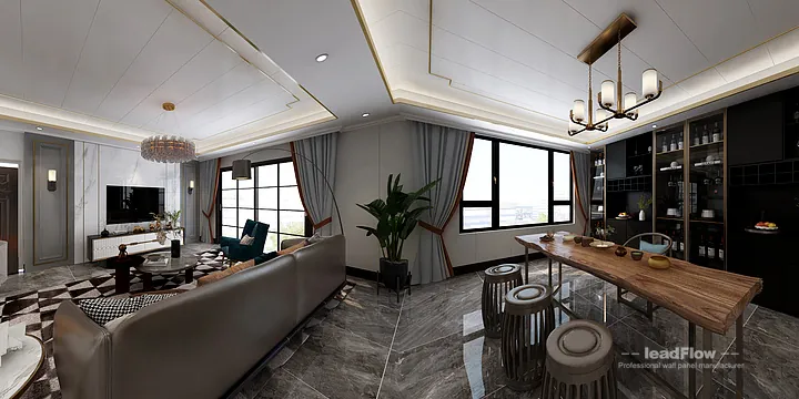 WPC Wall Panel Design for Hangzhou Apartment &mdash; Master Bedroom Focus in Hangzhou, China - photo 2