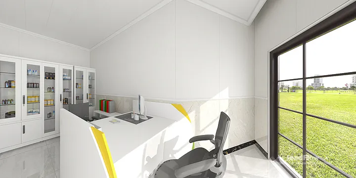Hangzhou Office Renovation with WPC Interior Panel | clinic Idea in Hangzhou, China - photo 15