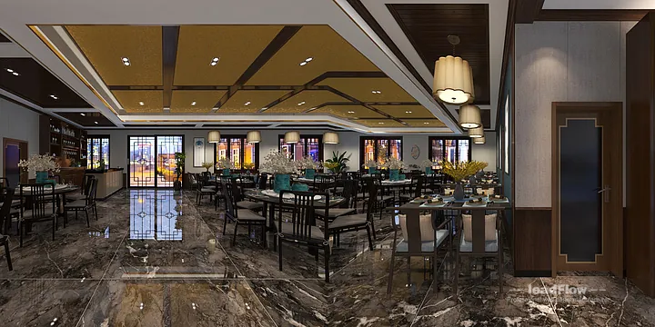 WPC Interior Panel Project: Hangzhou Commercial Space with Lobby in Hangzhou, China