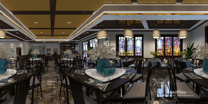 WPC Interior Panel Project: Hangzhou Commercial Space with Lobby in Hangzhou, China - photo 2