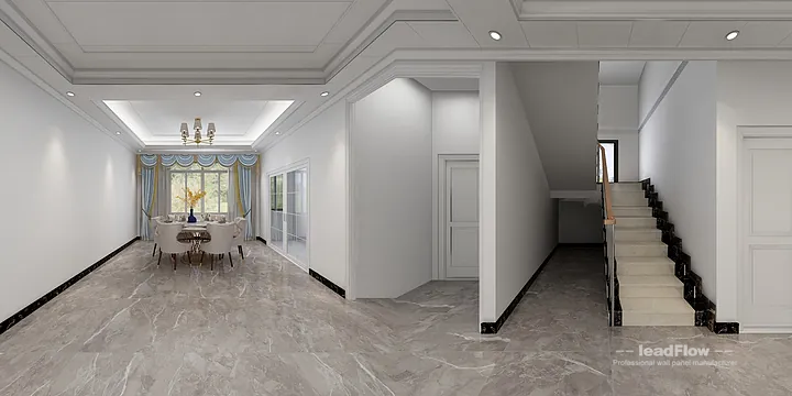 Hangzhou Apartment Renovation with WPC Cladding | foyer Idea in Hangzhou, China - photo 5