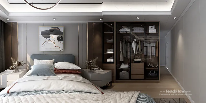 Modern Apartment Interior in Nanchang using WPC Wall Panel in Donghu District, Nanchang, China - photo 1