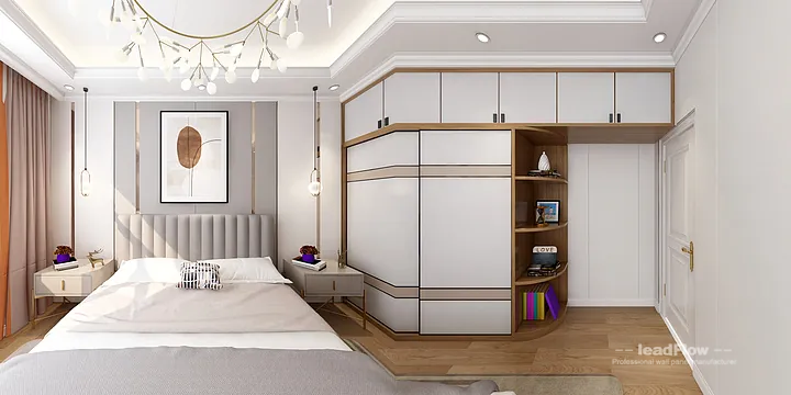 Modern Apartment Interior in Nanchang using WPC Wall Panel in Donghu District, Nanchang, China - photo 3